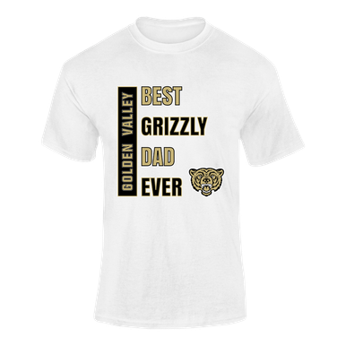 Golden Valley Grizzlies Best Grizzly Dad Men's SS T-Shirt