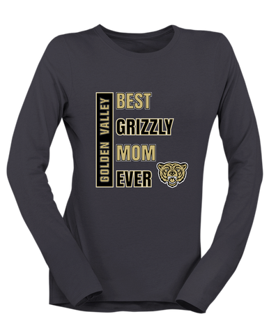 Golden Valley Grizzlies Best Grizzly Mom Women's LS T-Shirt