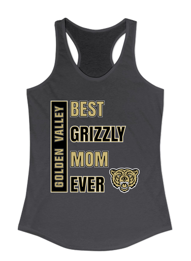 Golden Valley Grizzlies Best Grizzly Mom Women's Tank Top