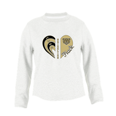 Golden Valley Grizzlies Heart Track Women's Sweatshirt