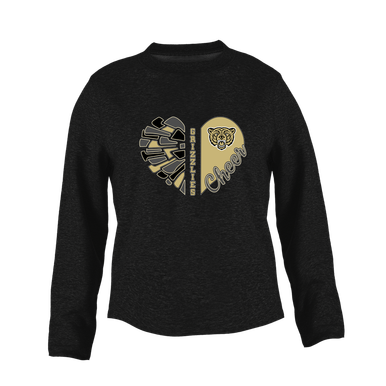 Golden Valley Grizzlies Heart Cheer Women's Sweatshirt