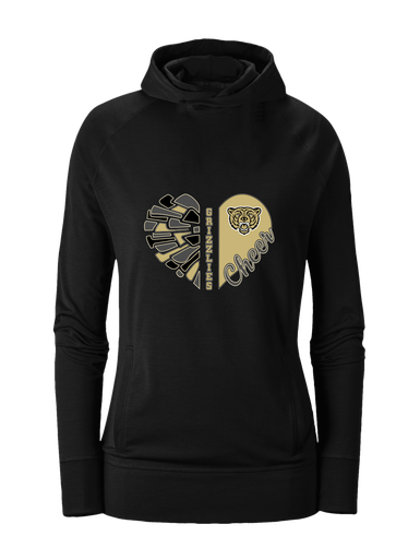 Golden Valley Grizzlies Heart Cheer Women's Hoodie
