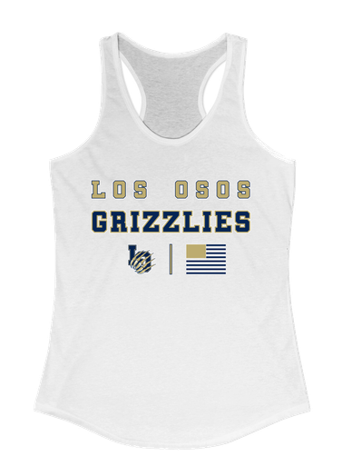 Los Osos Grizzlies LO Script Spirit Flag Women's Tank Top