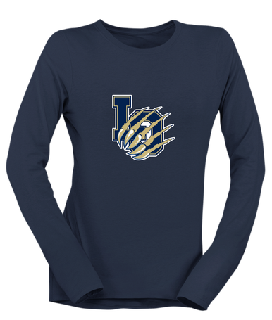 Los Osos Grizzlies LO Script Mascot #1 Women's Premium LS T-Shirt