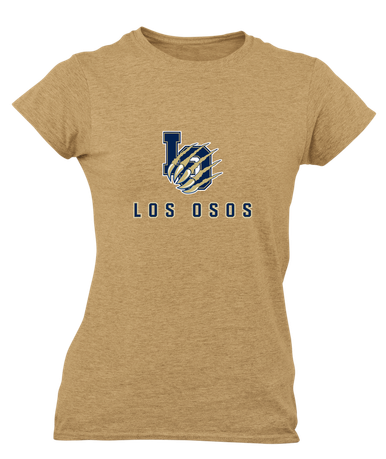 Los Osos Grizzlies LO Script Mascot #2 Women's Premium SS T-Shirt