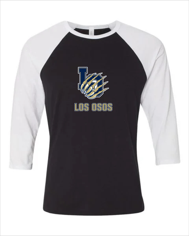 Los Osos Grizzlies LO Script Mascot #2 Women's Baseball T-Shirt