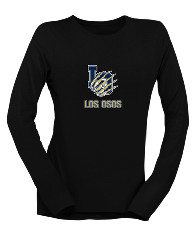 Los Osos Grizzlies LO Script Mascot #2 Women's Premium LS T-Shirt