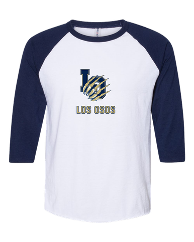Los Osos Grizzlies LO Script Mascot #2 Men's Baseball T-Shirt