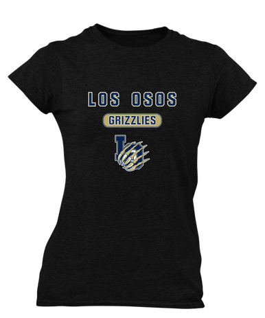 Los Osos Grizzlies LO Script Mascot #3 Women's SS T-Shirt