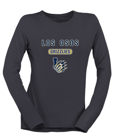 Los Osos Grizzlies LO Script Mascot #3 Women's LS T-Shirt