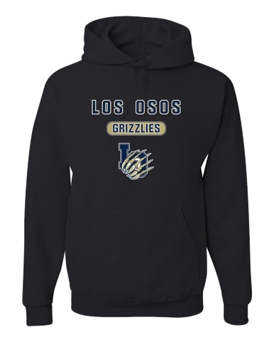 Los Osos Grizzlies LO Script Mascot #3 Men's Premium Hoodie