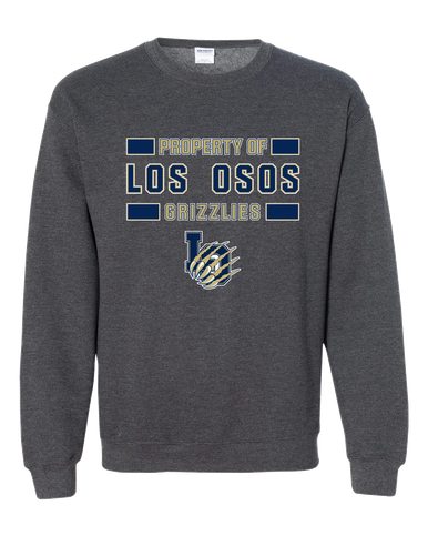 Los Osos Grizzlies LO Script Property Of Men's Sweatshirt