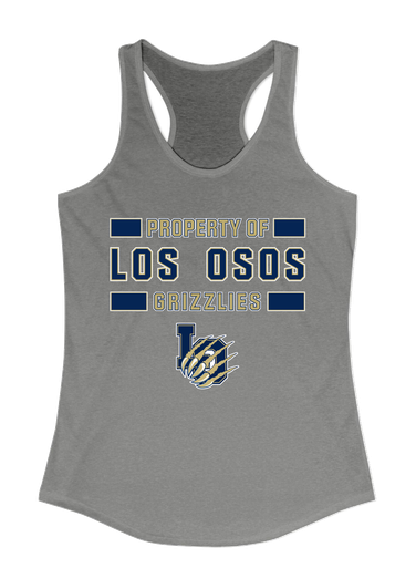 Los Osos Grizzlies LO Script Property Of Women's Tank Top