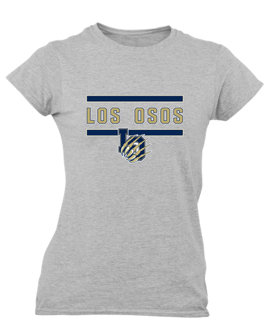 Los Osos Grizzlies LO Script Mascot #4 Women's Premium SS T-Shirt
