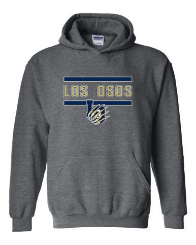 Los Osos Grizzlies LO Script Mascot #4 Men's Hoodie