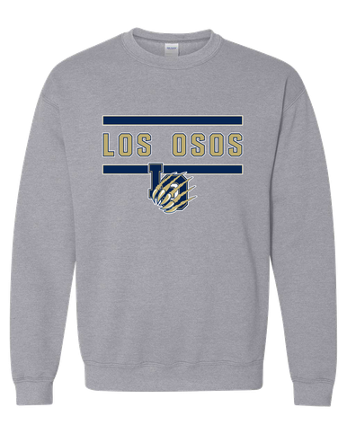 Los Osos Grizzlies LO Script Mascot #4 Men's Sweatshirt