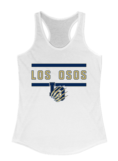 Los Osos Grizzlies LO Script Mascot #4 Women's Tank Top