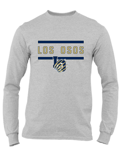 Los Osos Grizzlies LO Script Mascot #4 Men's Premium LS T-Shirt