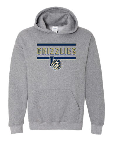 Los Osos Grizzlies LO Script Mascot #5 Men's Hoodie