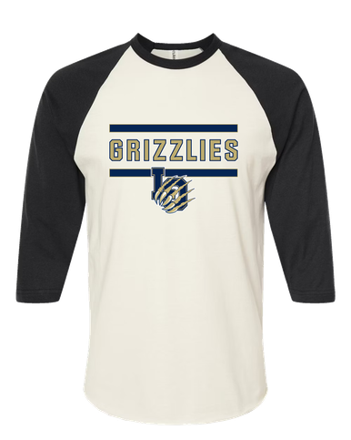 Los Osos Grizzlies LO Script Mascot #5 Men's Baseball T-Shirt