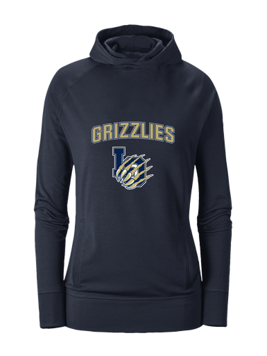 Los Osos Grizzlies LO Script Mascot #6 Women's Hoodie