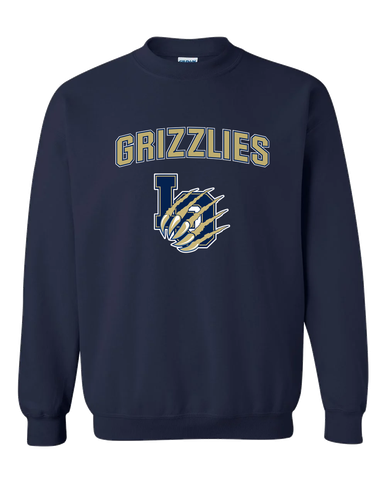 Los Osos Grizzlies LO Script Mascot #6 Men's Sweatshirt