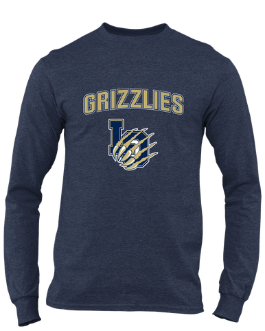 Los Osos Grizzlies LO Script Mascot #6 Men's LS T-Shirt