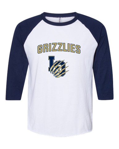 Los Osos Grizzlies LO Script Mascot #6 Men's Baseball T-Shirt