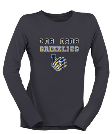 Los Osos Grizzlies LO Script Spirit Women's LS T-Shirt
