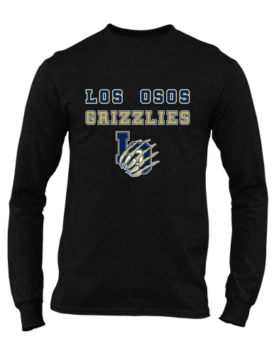 Los Osos Grizzlies LO Script Spirit Men's Premium LS T-Shirt