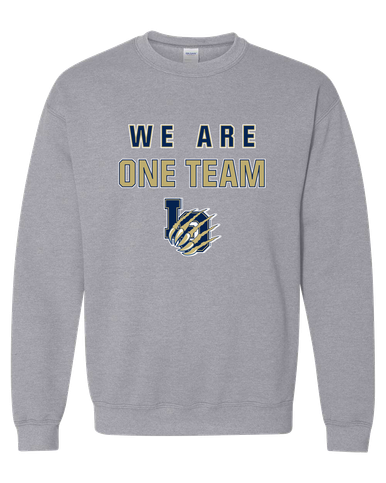 Los Osos Grizzlies LO Script We Are One Team Men's Sweatshirt
