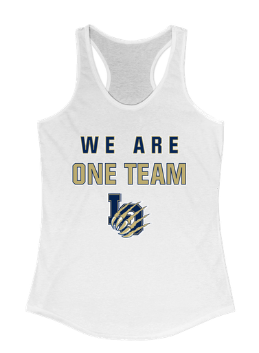 Los Osos Grizzlies LO Script We Are One Team Women's Tank Top