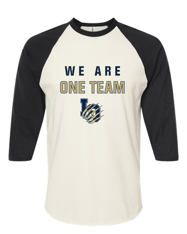 Los Osos Grizzlies LO Script We Are One Team Women's Baseball T-Shirt