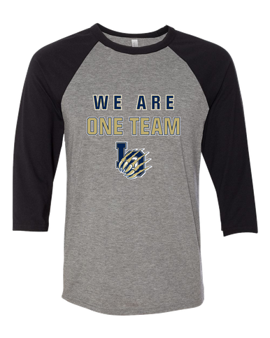 Los Osos Grizzlies LO Script We Are One Team Men's Baseball T-Shirt