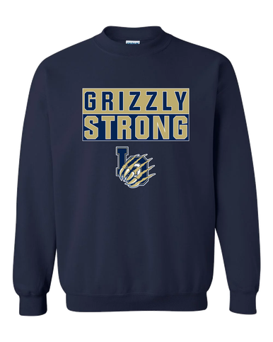 Los Osos Grizzlies LO Script Strong #1 Men's Sweatshirt