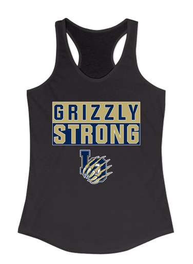 Los Osos Grizzlies LO Script Strong #1 Women's Tank Top