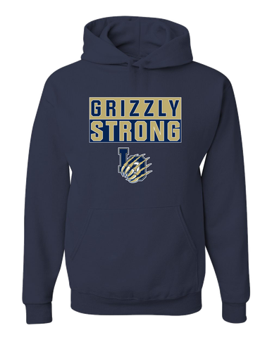 Los Osos Grizzlies LO Script Strong #1 Men's Premium Hoodie