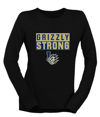 Los Osos Grizzlies LO Script Strong #1 Women's Premium LS T-Shirt