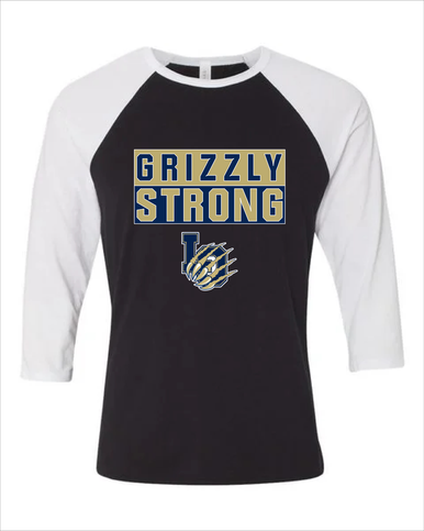Los Osos Grizzlies LO Script Strong #1 Women's Baseball T-Shirt