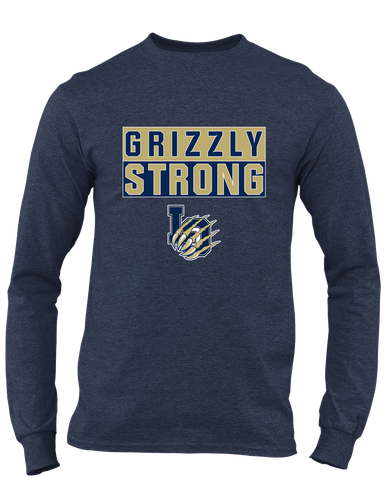Los Osos Grizzlies LO Script Strong #1 Men's Premium LS T-Shirt