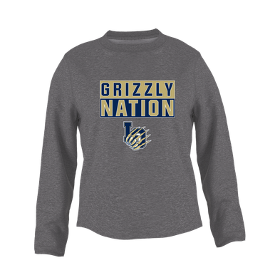 Los Osos Grizzlies LO Script Nation #1 Women's Sweatshirt