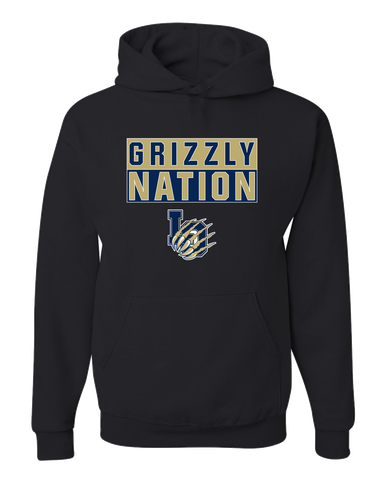 Los Osos Grizzlies LO Script Nation #1 Men's Premium Hoodie