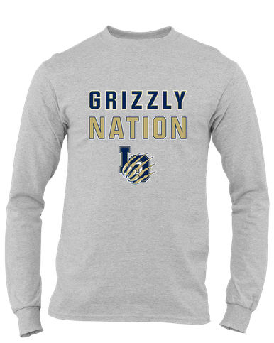 Los Osos Grizzlies LO Script Nation #2 Men's LS T-Shirt
