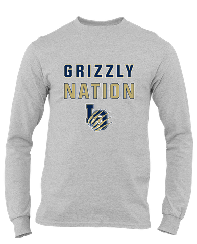 Los Osos Grizzlies LO Script Nation #2 Men's Premium LS T-Shirt