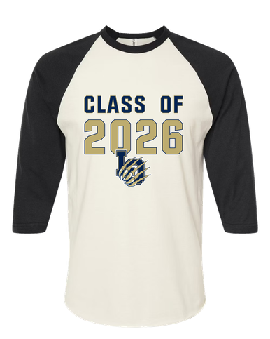 Los Osos Grizzlies LO Script Class of 2026 Men's Baseball T-Shirt