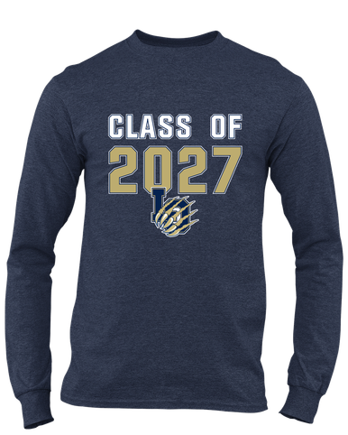 Los Osos Grizzlies LO Script Class of 2027 Men's Premium LS T-Shirt