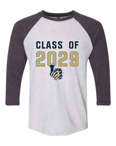 Los Osos Grizzlies LO Script Class of 2029 Men's Baseball T-Shirt