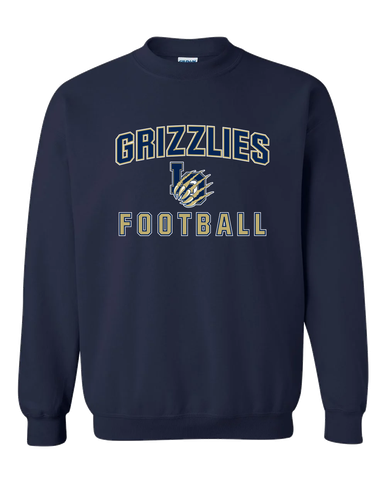 Los Osos Grizzlies LO Script Football #1 Men's Sweatshirt