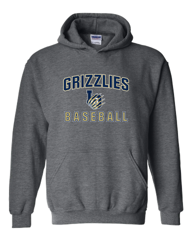 Los Osos Grizzlies LO Script Baseball #1 Men's Hoodie