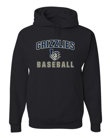 Los Osos Grizzlies LO Script Baseball #1 Men's Premium Hoodie